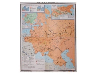 Учебная карта "Россия 1907-1914 гг." 1420*1100 мм (матовое, 2-стороннее лам.) - «globural.ru» - Верхняя Пышма