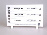Прибор для демонстрации зависимости сопротивления проводника от его длины, сечения и материала - «globural.ru» - Верхняя Пышма
