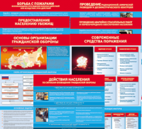 Комплект таблиц Основы гражданской обороны МЧС РФ (13 штук)	 - «globural.ru» - Верхняя Пышма