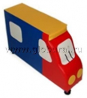 Напольная мягкая игрушка "Грузовик" каталка - «globural.ru» - Верхняя Пышма