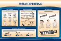 Стенд "Виды перевязок" - «globural.ru» - Верхняя Пышма
