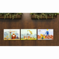 Комплект настенных панелей «Стройка» - «globural.ru» - Верхняя Пышма