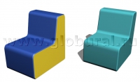 Прямоугольный стул 50*60*60/32см (ВИК) - «globural.ru» - Верхняя Пышма