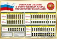 Стенд "Воинские звания в вооруженных силах российской федерации" - «globural.ru» - Верхняя Пышма