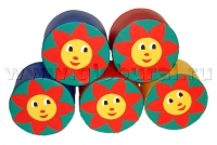 Пуфик «Солнышко» d=40*20см (ВИК) - «globural.ru» - Верхняя Пышма