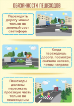 Стенд "Обязанности пешехода часть 1" - «globural.ru» - Верхняя Пышма