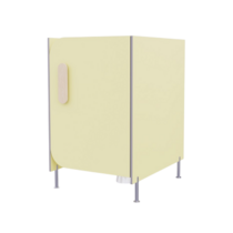 Гигиеническая кабинка из коллекции «НЕГА» (цвет желтый) - «globural.ru» - Верхняя Пышма