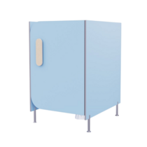 Гигиеническая кабинка из коллекции «НЕГА» (цвет голубой) - «globural.ru» - Верхняя Пышма