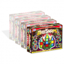 Магнитный конструктор "МагСнэп" Комплект на группу. 100 деталей - «globural.ru» - Верхняя Пышма