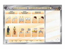 Электрифицированный стенд "Техника безопасности" с маркерными полями - «globural.ru» - Верхняя Пышма