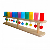 Тактильно-развивающая панель "Разноцветное домино" (настенный модуль, 12 домино) - «globural.ru» - Верхняя Пышма