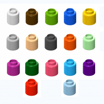  Элемент конструктора одиночный одноцветный Color Blocks 100 штук - «globural.ru» - Верхняя Пышма