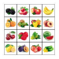 Тематическое поле-маршрутизатор «Фрукты и овощи» для мини-робота - «globural.ru» - Верхняя Пышма