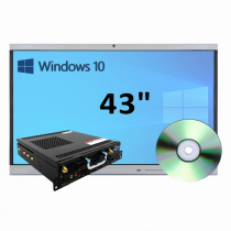 Интерактивная панель 43" (встроенный ПК, Win10) - «globural.ru» - Верхняя Пышма