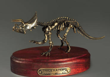 Модель скелета динозавра Triceratops - «globural.ru» - Верхняя Пышма